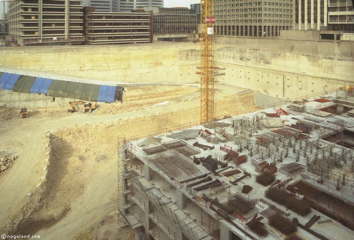 Coeur Defense Construction site - La Defense